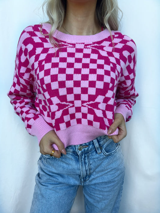 the mallory crop sweater
